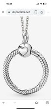 Pandora O Ring Necklace Charm