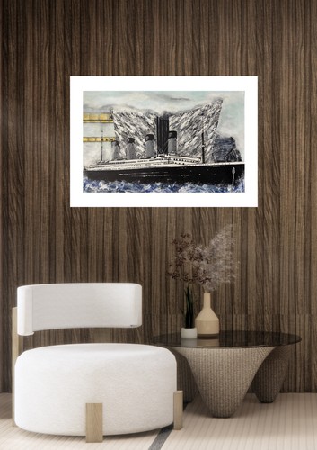 Titanic belfast art - a4,
