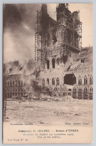 Wwi ypres cloth - ypres, hall