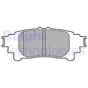 Lp3155 delphi brake pad set - delphi,