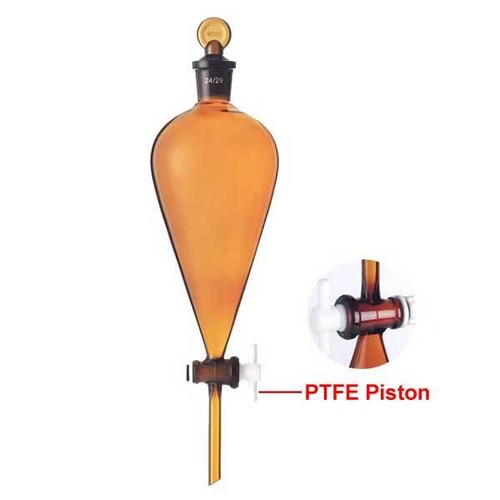 Glass separatory funnel - separatory,