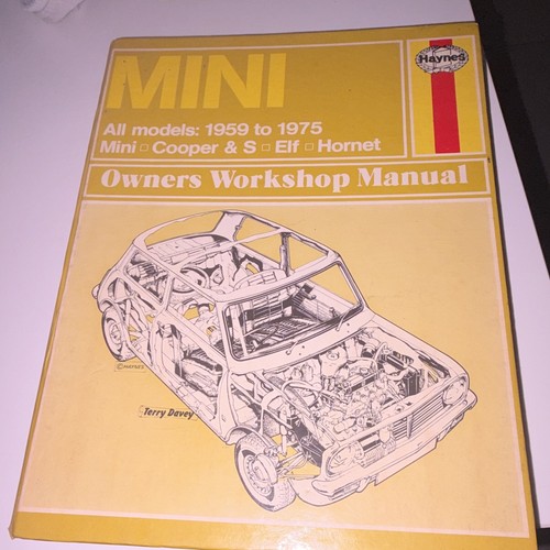 Haynes mini owners workshop - mini,