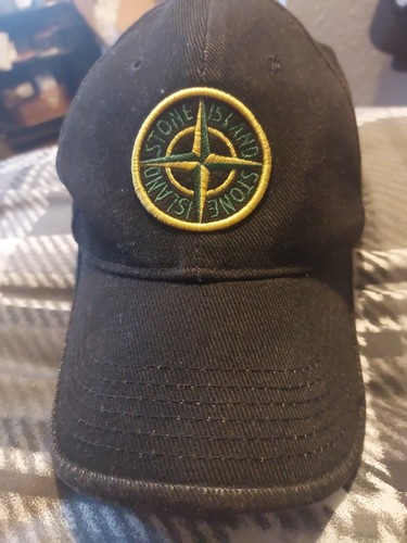 Stone island black hat - island,