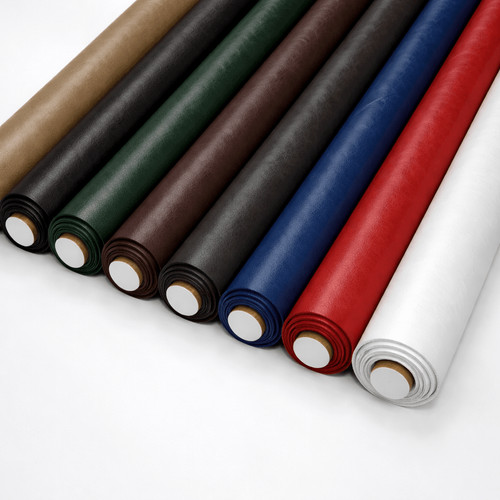 Matt leatherette fabric - matt, fire