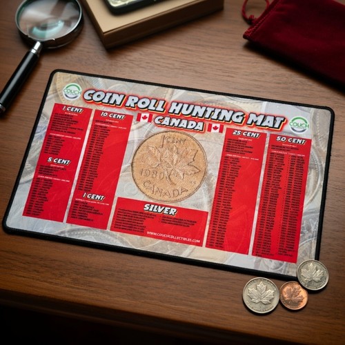 New canadian coin roll hunting - coin,