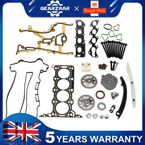 Head gasket set timing chain - set,