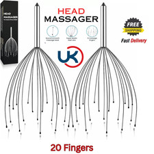 Head Neck Body Octopus Relax Stress Scalp Tool Massage Equipment Massager UK