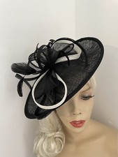 Fascinator Black Ivory Wedding