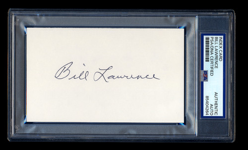 Bill lawrence signed mint - lawrence,