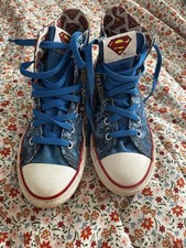 Man Of Steel Converse Kids Size 1.5