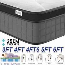 LUXURY ORTHOPAEDIC 4000 POCKET SPRUNG MATTRESS 3FT 4FT 4FT6 DOUBLE 5FT KING SIZE