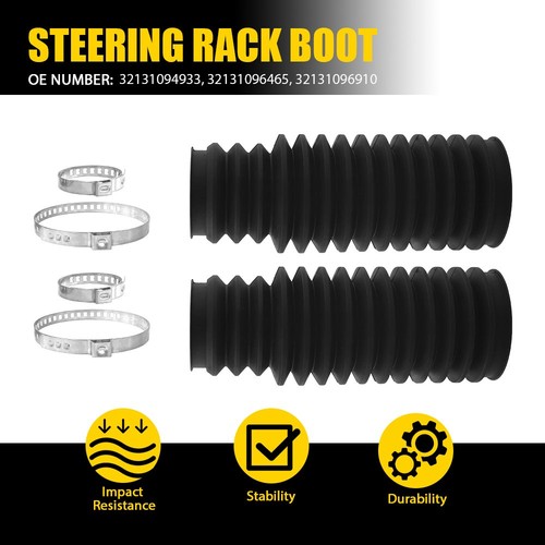 Pair steering rack boots - steering,