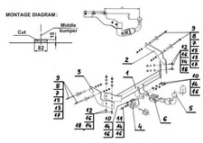 Detachable Tow Bar For Citroen