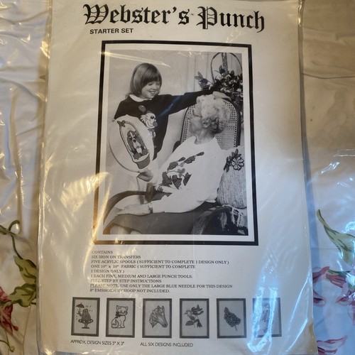 Vtg webster punch - webster's, needle
