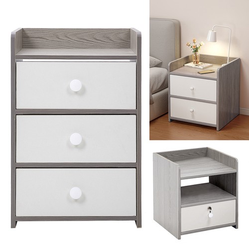 Modern bedside table drawers - bedside,