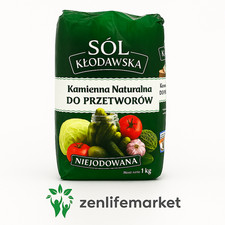 1.1 kg Natural White Salt KLODAWA Sól Kłodawska ORGANIC for cooking pickling