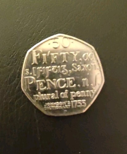 Johnsons dictionary 50p - johnsons,