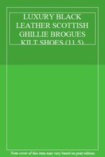 LUXURY BLACK LEATHER SCOTTISH