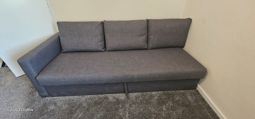Three seater sofa bed - sofa, used