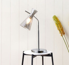 Modern Chrome Table Lamp
