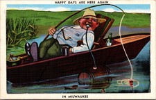 Postcard humor milwaukee - postcard,
