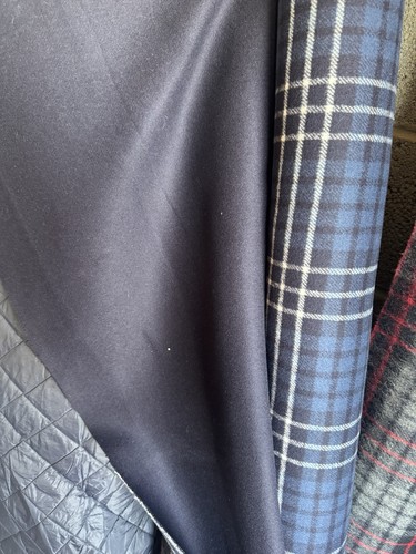Pure wool check fabric - pure,