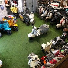 Vespa Rally SIP BFA Strong Satin Black Kickstart Italian 008640