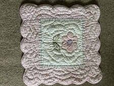 Laura Ashley Quilted Appliquéd Cushion cover