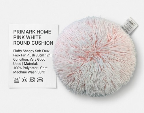 Primark home pink white round - primark,