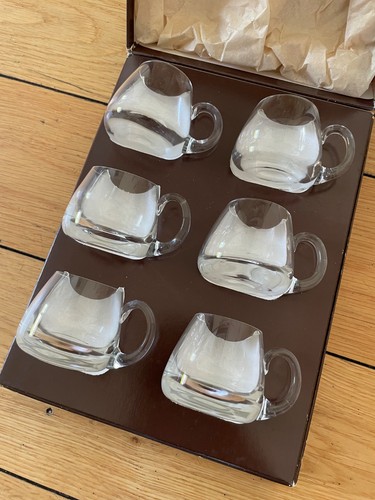 Vintage glass cossack cups - 6,