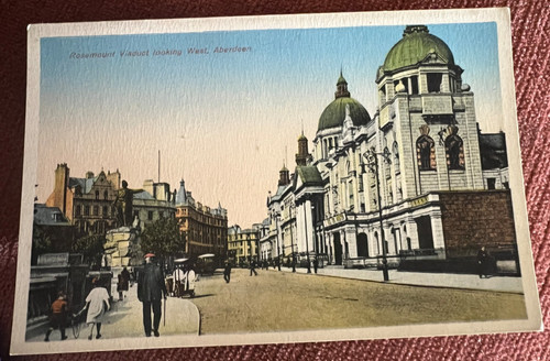 Antique postcard aberdeen - antique,