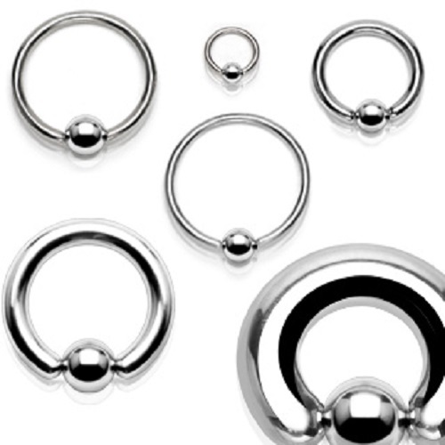 Large heavy captive - heavy, ring