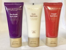 CHAMPNEYS SPA HEAVEN ORIENTAL, THAI ROYALE & EXOTIC HAND CREAM 3 X 35ML BUNDLE