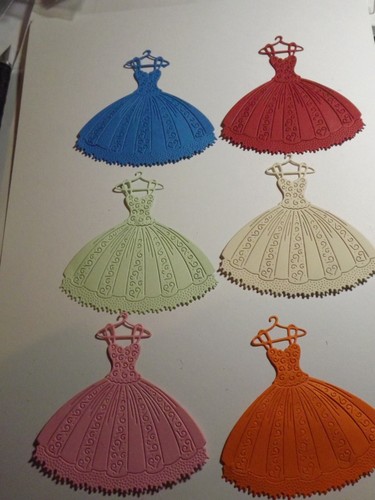 Tattered lace die cuts - 6,