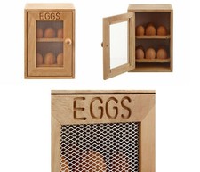 New 2 Tier Wooden Egg Cabinet