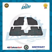 FRONT & REAR RUBBER FLOOR MATS MAT SET RHD FOR LAND ROVER FREELANDER 2 (2006-14)