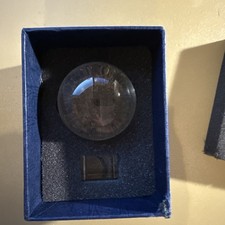 Small 5cm Clear Crystal Ball With Glass Stand