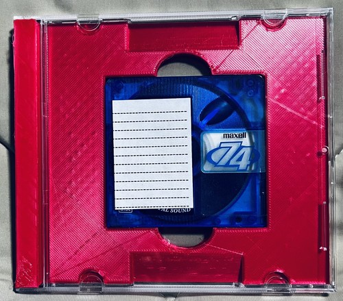 Case with mini disc insert - cd,