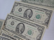 $100 DOLLAR BILL SMALL FACE -