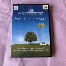 Who Do You Think You Are? Family Tree Maker - PC CD-ROM