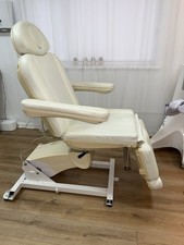 Electric 3 Motor 4 Section Treatment Chair Bed Cream