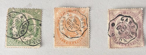 France telegraph stamps - stamps,