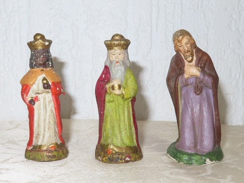 Assembly paper mache nativity - paper,