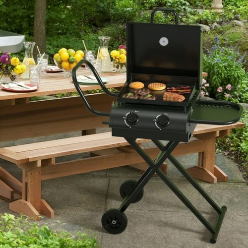 Gas grill folding plancha bbq - gas,