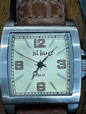 Rare Fat Face FF20161 Time in Motion WR100M Quartz Ladies Leather Watch -Working