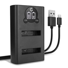 USB Dual Charger for Canon