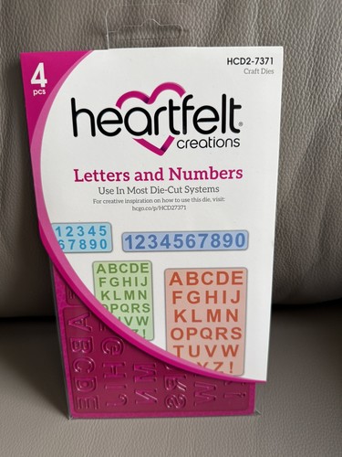 Heartfelt creations letters - letters, &