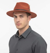 Men’s Trilby Fedora Hat with