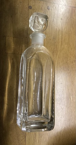 Large heavy glass - heavy, bottle