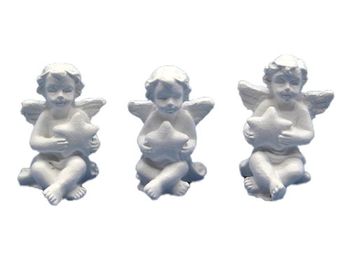 Dolls house sitting cherub - dolls,
